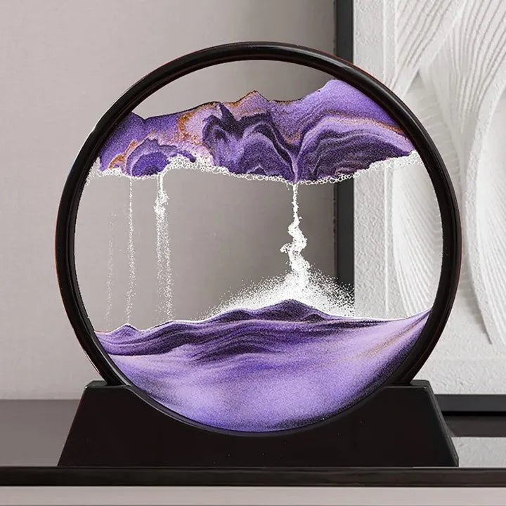3D Moving Sand dynamic Night Lamp