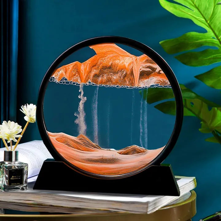3D Moving Sand dynamic Night Lamp