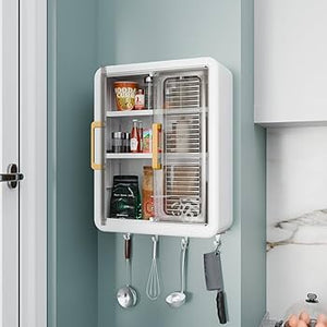 Wall Mounted Multi-Purpose Storage Rack – Kitchen &amp; Bathroom Organizer