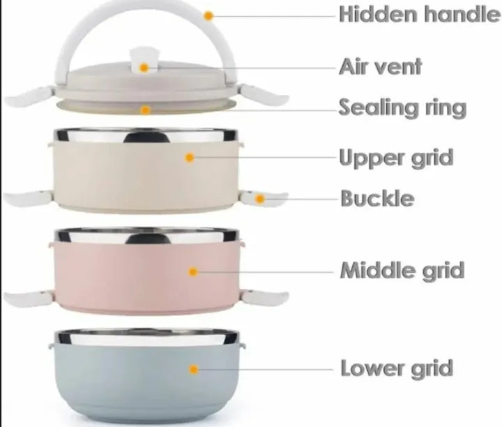 Stainless Steel Portable Lunch Box