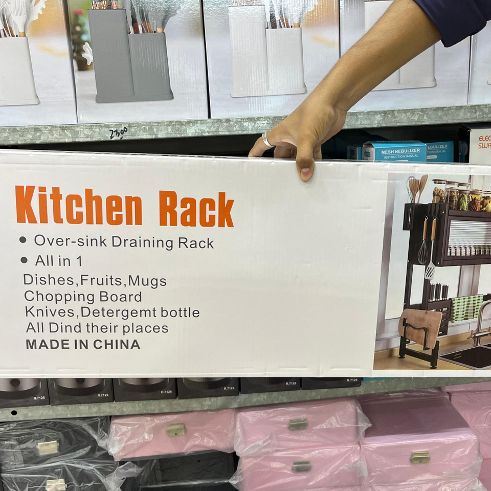 Over the Sink Cabinate Rack (Box Packing) Premium Quality