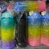 Dual Sipper 3Pcs Water Bottle Set) Imported China) (Random Color)