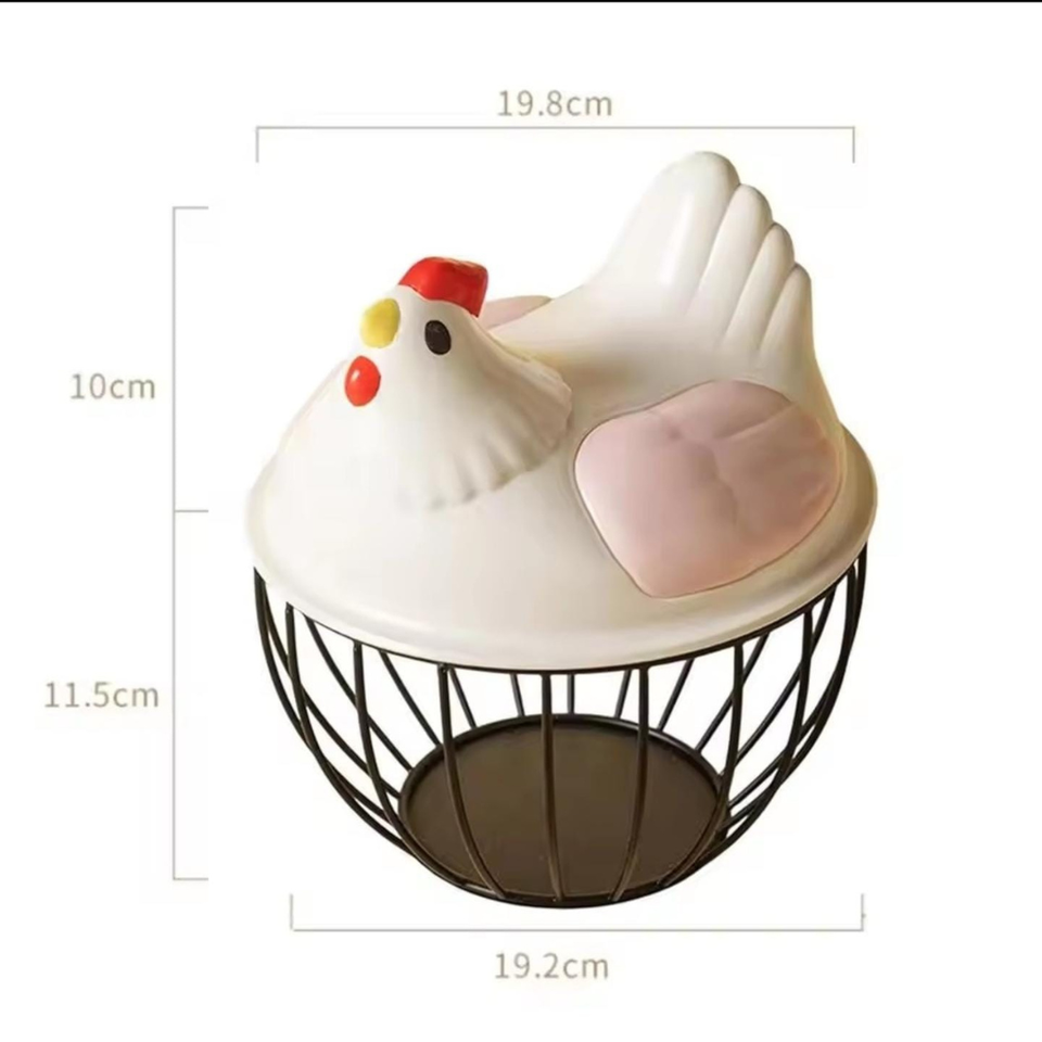 Iron Portable Multi Functional Egg  Basket