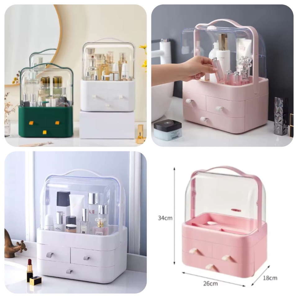 Acrylic Double Side Cosmetic Organizer