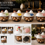 Iron Portable Multi Functional Egg  Basket