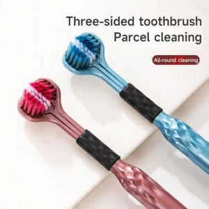 3-Sided Multi-Angle Cleaning Toothbrush