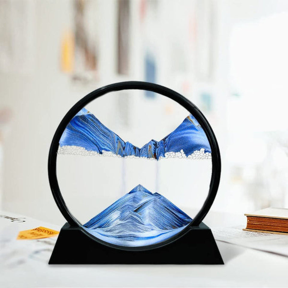 3D Moving Sand dynamic Night Lamp