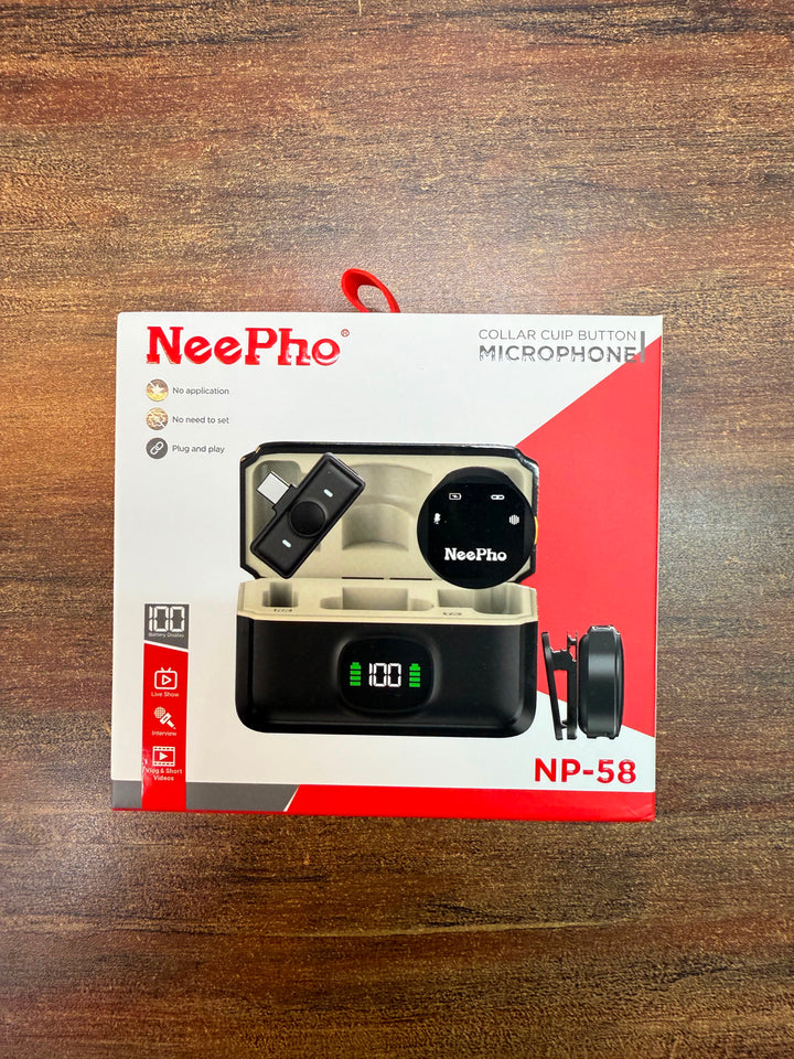 Neepho NP-58 Magnetic Wireless Microphone