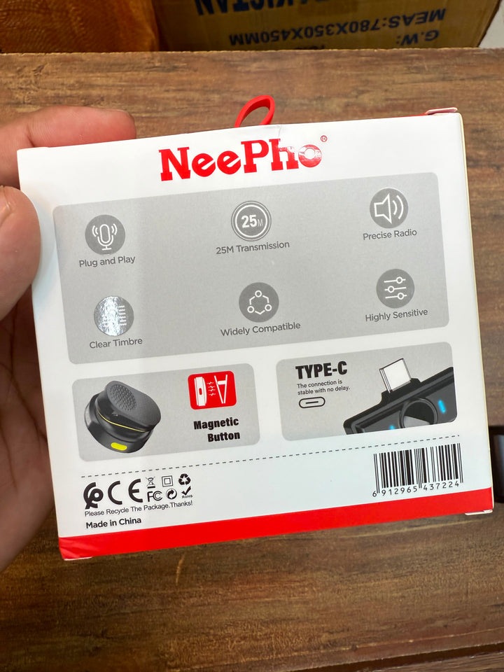Neepho NP-58 Magnetic Wireless Microphone