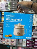 600Watt 2 Litre Multi Cooking Kettle with Steamer & Egg Attachment