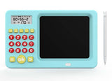 LCD Writing Tablet Slate with Calculator Toy Math Learning Machine for Kids Children Baby pre School Kids 2in1 Drawing Math Early Education Toys Learning Machines Best Birthday Gift