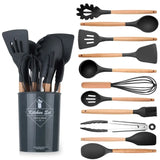 12 Pcs Non-Stick Silicone Utensil Set