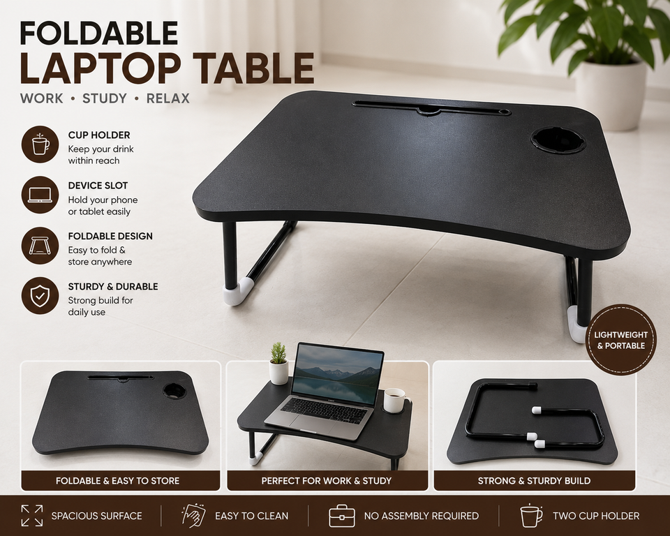 Foldable Laptop Table