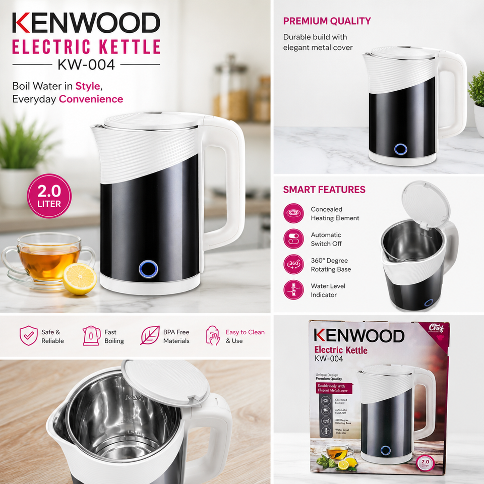 Kenwood Electric Kettle KW-004 – 2.0L