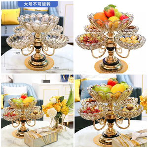 Ornamental 5 Bowl Fruit Plate – Luxury Serving Stand