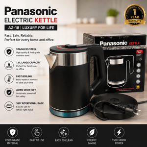 Panasonic Electric Kettle – Stainless Steel (AZ-18)
