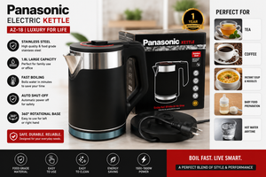 Panasonic Electric Kettle – Stainless Steel (AZ-18)